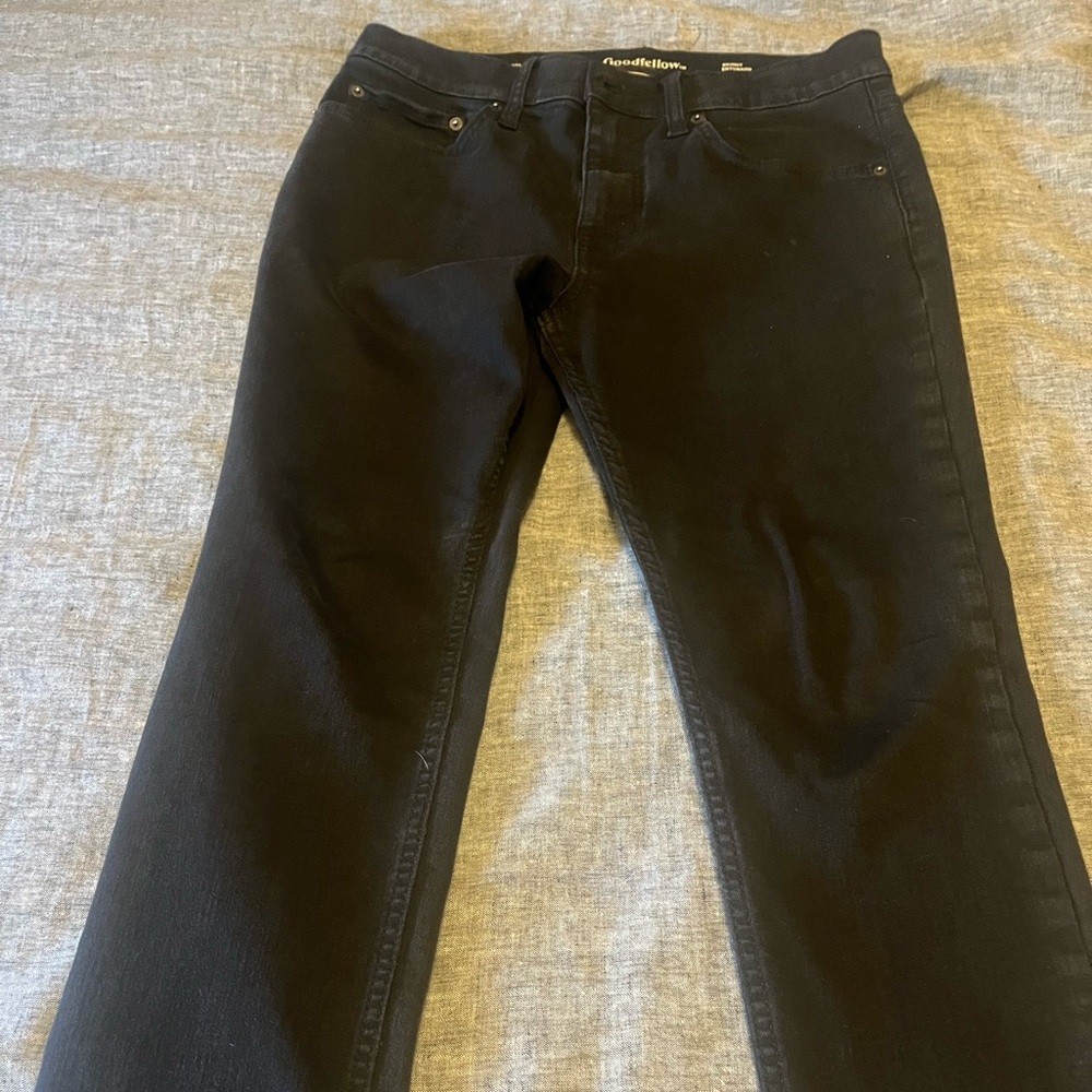 Goodfellow black skinny jeans 32w x 30l